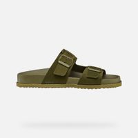 geox parnaiba hombre verde militar