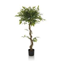 planta artificial  arbol artificial ficus i 120 cm verde hjh office