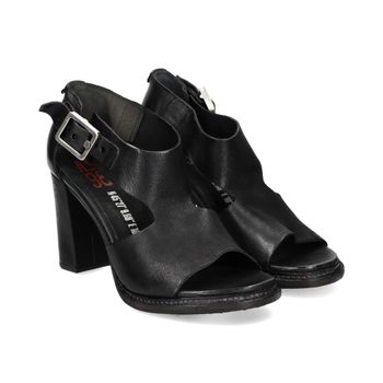 A.s.98 Sandalias Con Tacón Mujer - Negro Talla 40