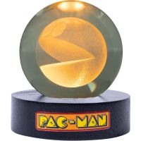 lampara bola de cristal pac-man 8 cms