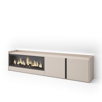 Mueble Tv, Televisión, Muebles De Salón, Almacenaje, 212x50x35 Cm, Para Tv Hasta 80