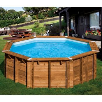 Piscina Sunbay Pino Frances Autoclave Iv Gre - Redonda  Diámetro 428-altura 116 Ananas