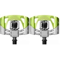 crank brothers pedales mallet 2 negro - verde