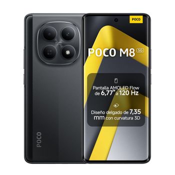 POCO M8 5G Versión Global Snapdragon 6 Gen 3 Pantalla FHD+ Inmersiva de 6.77' y 120Hz Batería de 5520mAh Smartphone con NFC