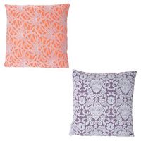 juego de 2 cojines decorativos barrocos flores cojines de sofa con relleno 45x45cm 040002971