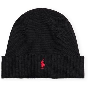 Polo Ralph Lauren Gorro Signature Pony Wool Beanie - Black para hombre