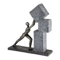 casablanca by gilde escultura figura decorativa apilable color bronce h 305 cm