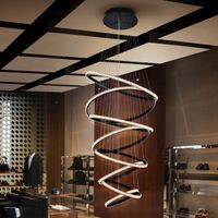 lampara colgante led ring dimmable 162w