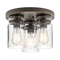 plafon de techo brinley 3 luces