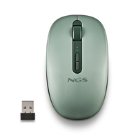 mouse ngs wireless fog dual green bluetooth 52 24ghz multidispositivo 1600dpi silencioso verde