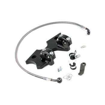 Puente de horquilla Suzuki GS 500 E kit de conversión Superbike LSL negro