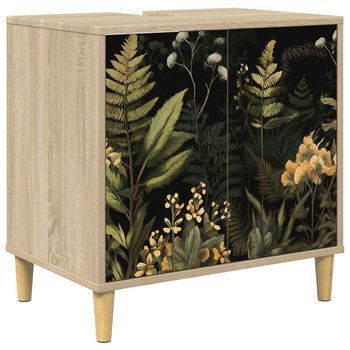 Mueble De Cuarto De Baño Rhenen Sonoma 60 X 40 X 60 Cm Vidaxl