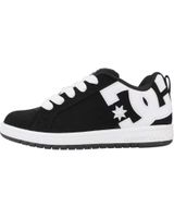de dc shoes zapatillas dc shoes court graffik para ninos negras y blancas negro