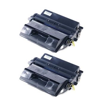Compatible Twin Pack Oki 09004058 Black Toner Cartridges (2 Pack)
