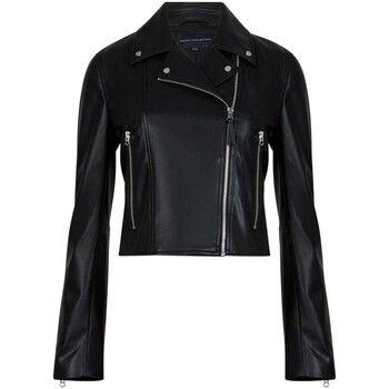 French Connection Cazadora de cuero Etta para mujer