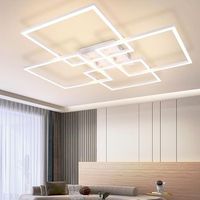 nettlife plafon led 4 blanco moderno 32w 3000k