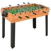 mesa multijuegos 15 en 1 color arce 121x61x82 cm