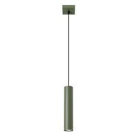 lampara colgante vaza verde oliva 1 luz