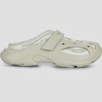 crocs zuecos caged mule para mujer
