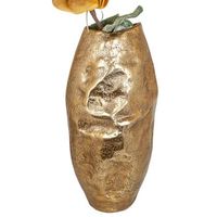 florero alumino dorado