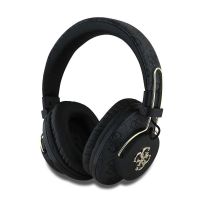 auriculares guess metal 4g logo inalambricos bluetooth 53 con cancelacion de ruido negro