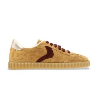 Voile blanche para mujer. 2018630 Zapatillas de Piel Ines beige (36), 1 a 3cm, Cordones, Casual