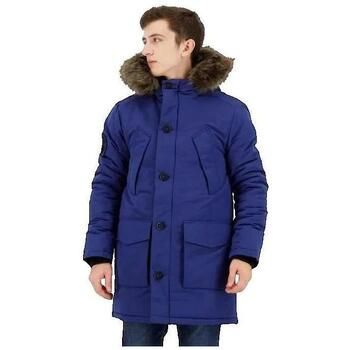 Superdry Parka Parka Everest Bleu Marine para mujer