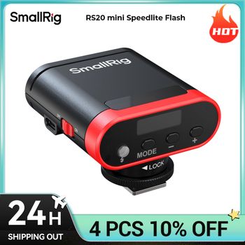 SmallRig RS20 Mini Flash Speedlite Portátil de Bolsillo con Pantalla OLED y Batería de 2000mAh 5374