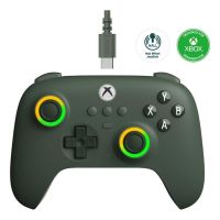 mando de juego 8bitdo ultimate c alambrico verde para pc y xbox