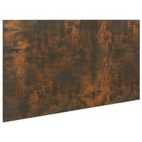 cabecero cama madera contrachapada roble ahumado 160x15x80 cm vidaxl