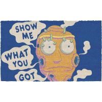 felpudo show me what you got rick  morty 60 x 40 cms