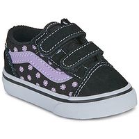 vans zapatillas old skool v floral embroidery purple para nina
