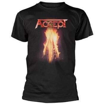 Accept Camiseta manga larga Flying V para mujer