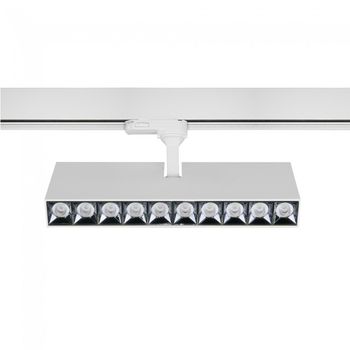 Foco lineal led para carril trifásico itaca (30w)