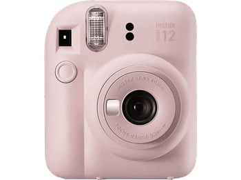Cámara instantánea - Fujifilm Instax Mini 12, 62× 46 mm, Flash, Rosa pastel