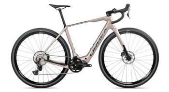 Orbea denna m20 bicicleta electrica de gravilla shimano grx 12s 420 wh 700 mm niquel beige 2025