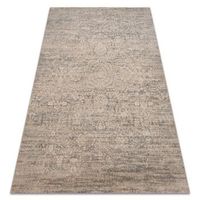alfombra wool jade 45008110 ornamento beige  azul oscuro osta 85x160 cm