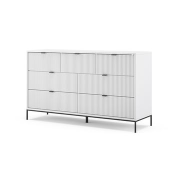 Aparador  Eliza 42 X 81 Cm Con 7 Cajones Vicco