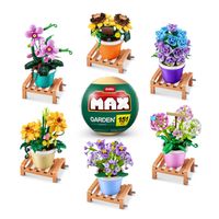zuru max bola sorpresa garden capsula con 233 piezas juego de construccion 8 anos