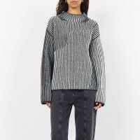 levete room jinna wool-blend jacquard knit jumper - s  36