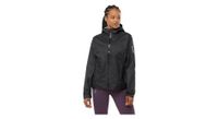 chaqueta impermeable  strong salomon bonatti wp mujer  strong  negra