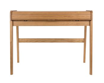 Escritorio de madera beige