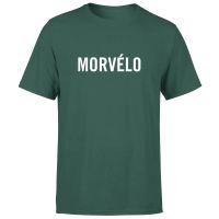 morvelo logo white mens t-shirt - green - xs - green