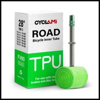 cyclami bicicleta ultraligera tpu tubo interior 700c 700x18 23 25 28 30 32 bicicleta de carretera material tpu neumatico 45mm 60mm de longitud valvula francesa