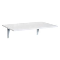 mesa plegable de pared 60x40x20 cm blanco