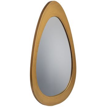 Espejo De Pared De Metal 39x65x02h Cm
