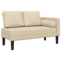 sofa divan  sofa cama con cojines tela crema