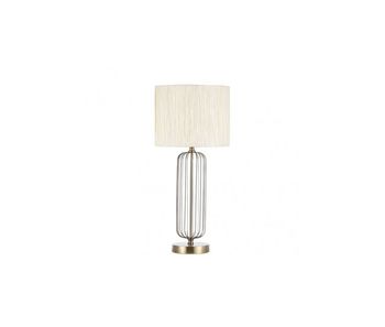 Lampara sobremesa metal color dorado serie mansonia 30cm