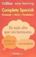 easy learning spanish complete grammar verbs and vocabulary 3 books in 1 trusted support for learning collins easy learning