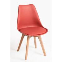 pack 6 sillas synk basic de polipropileno 825353 cm - rojo vino